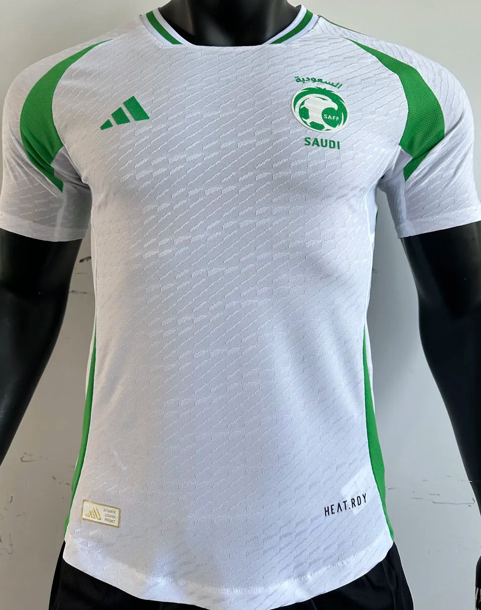2024 Saudi Arabia Away White Player Version Soccer Jersey Front