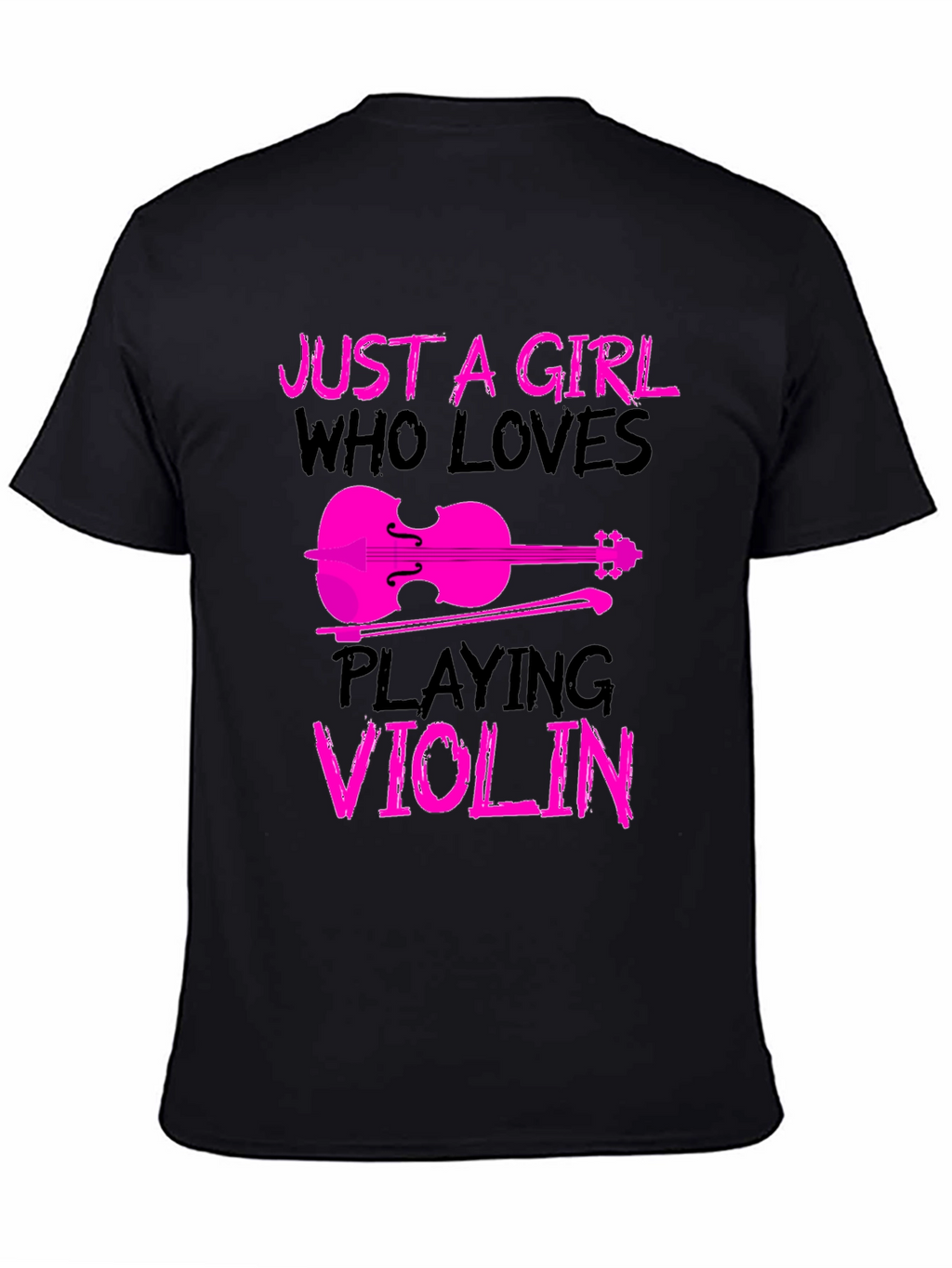 Girl Who Loves Playing Violin T-Shirt