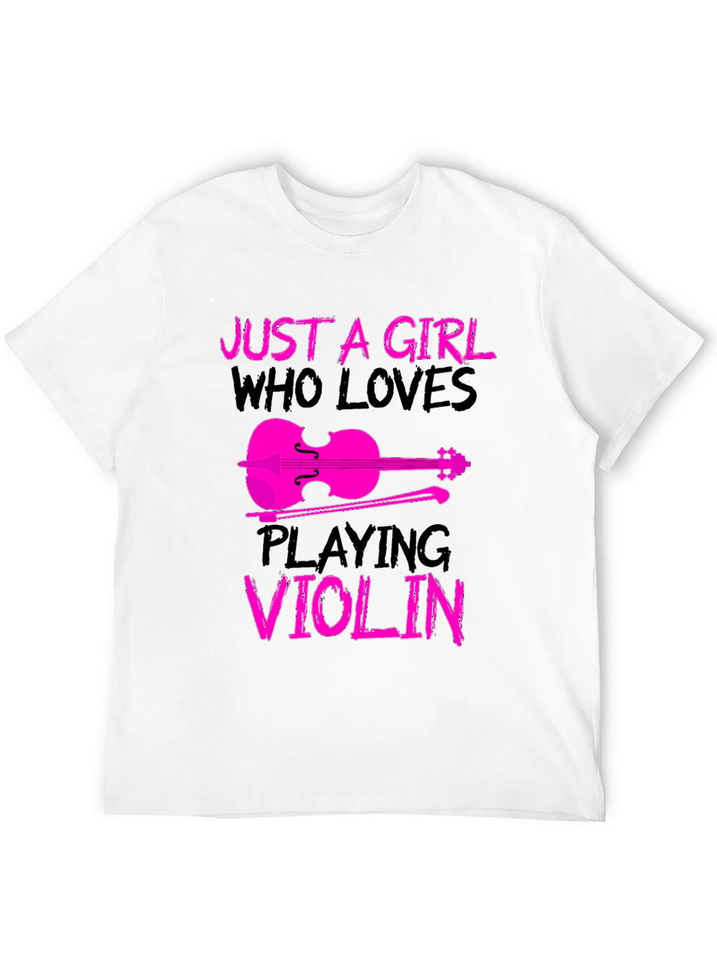 Girl Who Loves Playing Violin T-Shirt