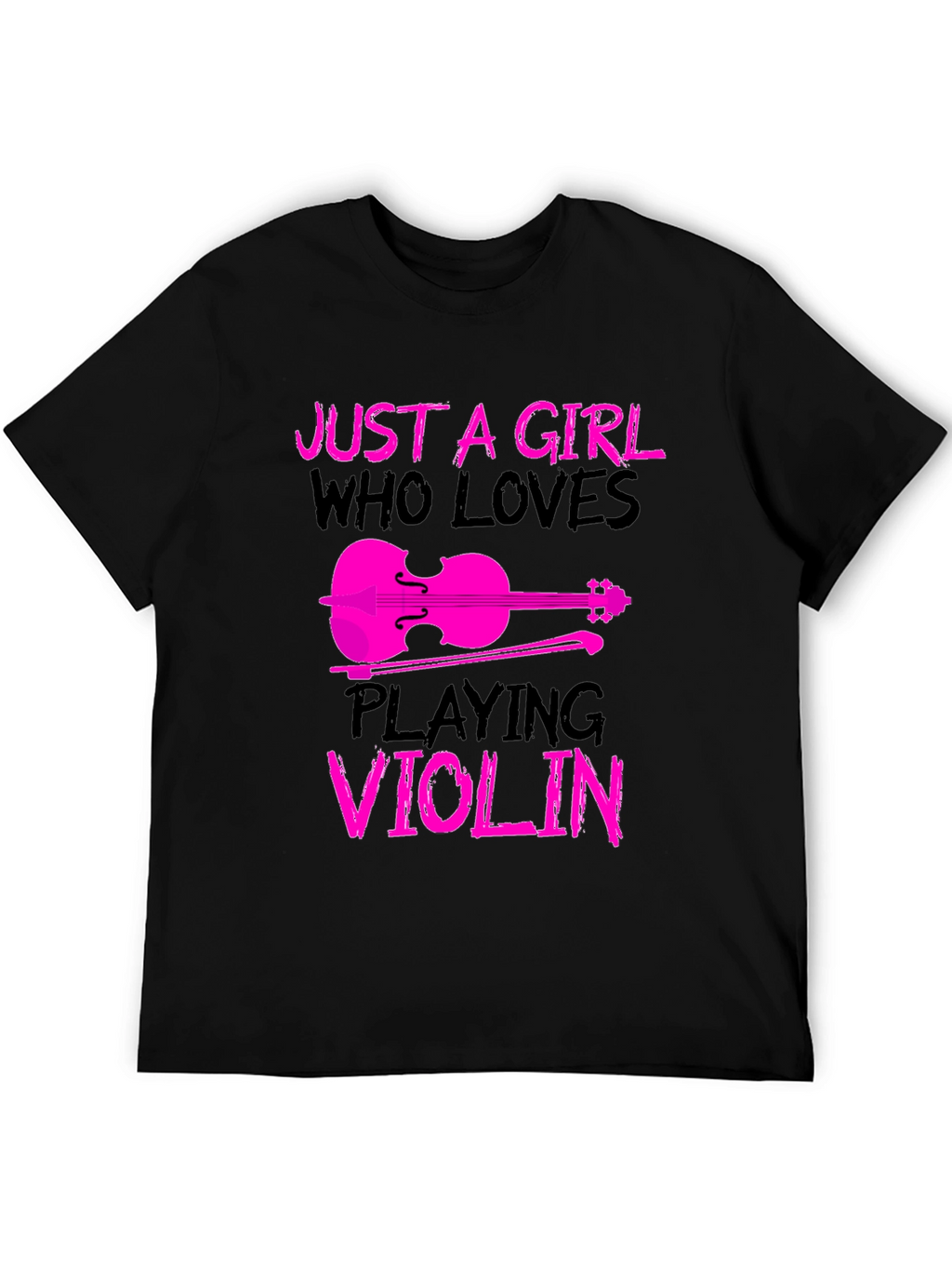 Girl Who Loves Playing Violin T-Shirt