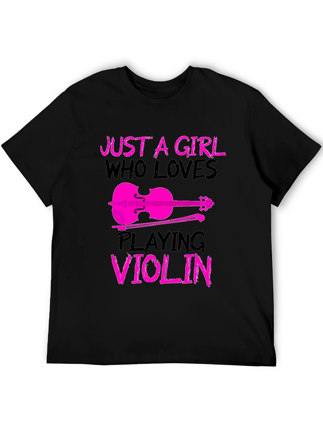 Girl Who Loves Playing Violin T-Shirt