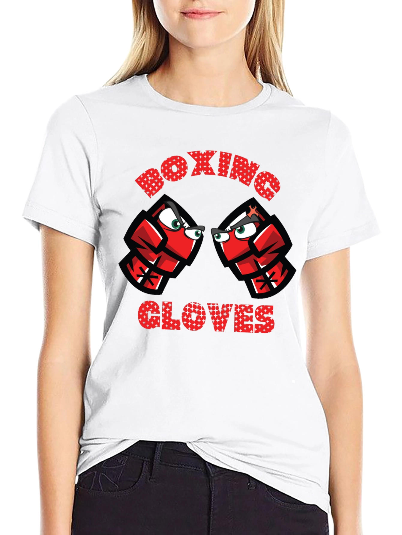 Boxing Gloves Graphic Tee - Punchy Style