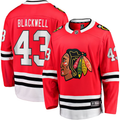 Men's Chicago Blackhawks Colin Blackwell #43 Red Home Breakaway Jerseys