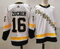 Men's Pittsburgh Penguins Jason Zucker #16 White Player Game Jerseys