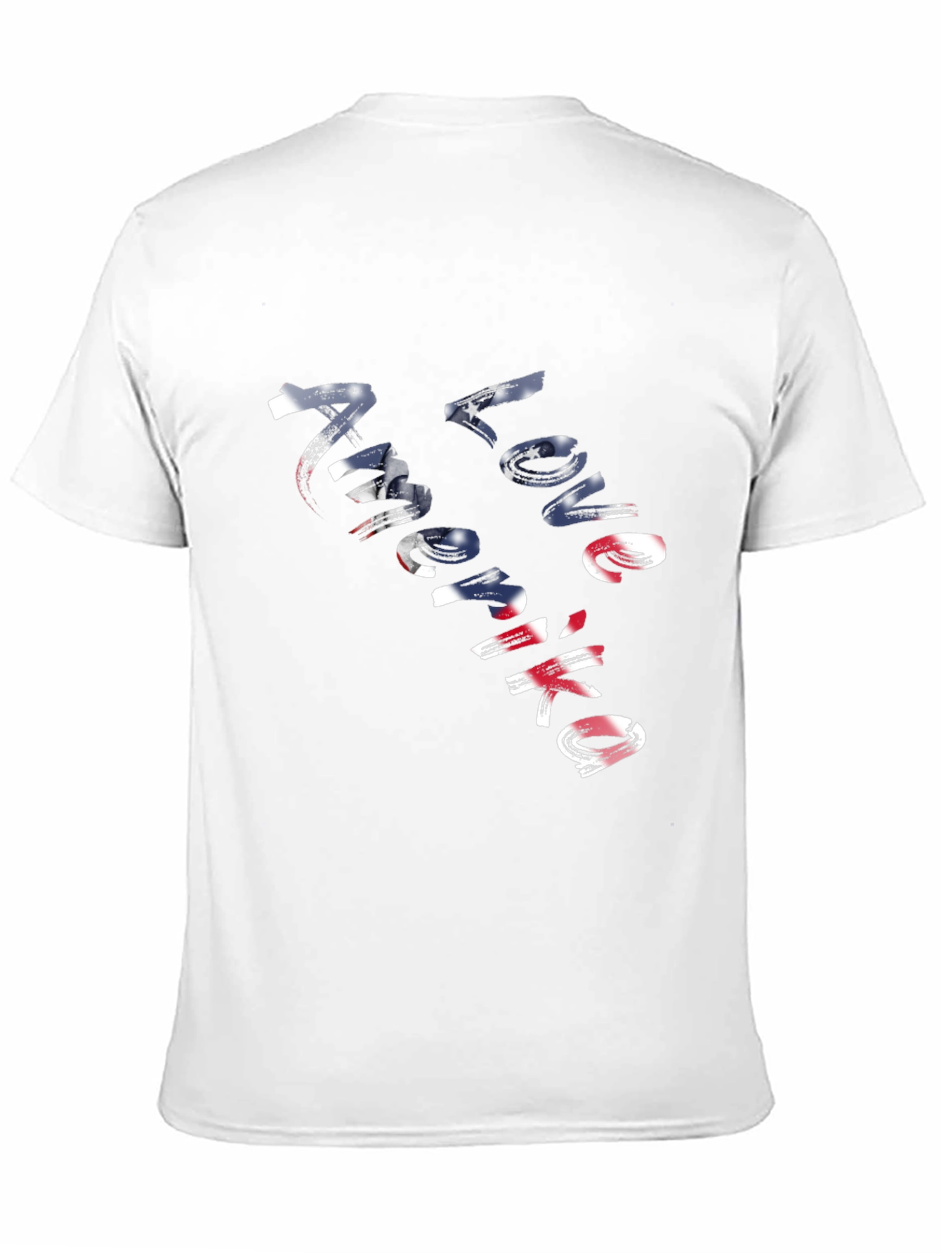 Love America Graphic Tee - Patriotic USA Shirt