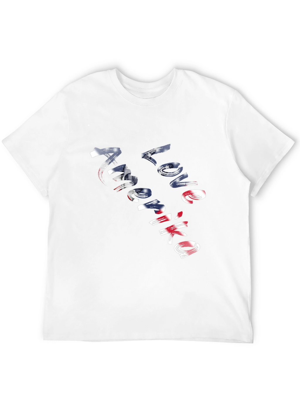Love America Graphic Tee - Patriotic USA Shirt