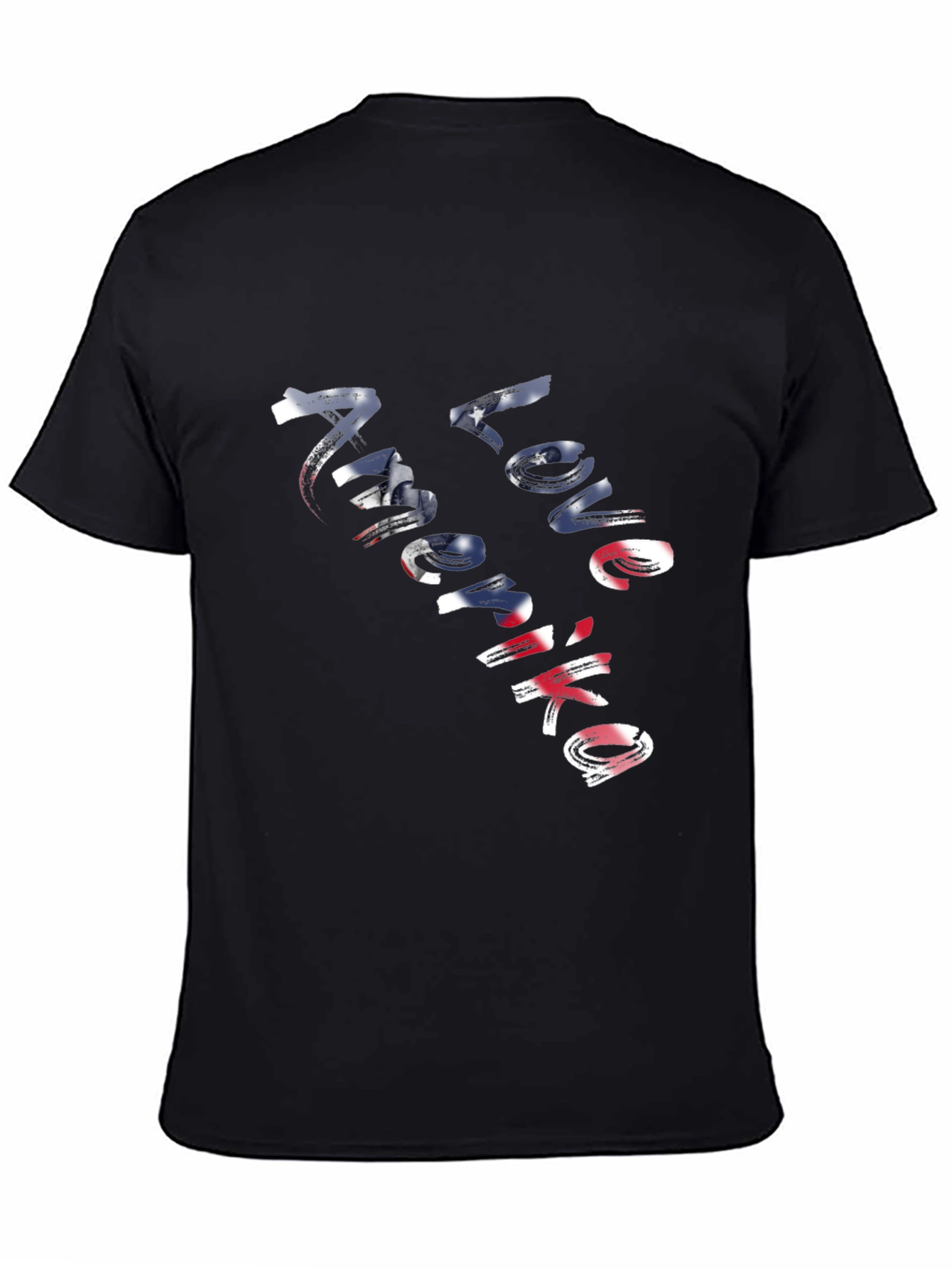 Love America Graphic Tee - Patriotic USA Shirt
