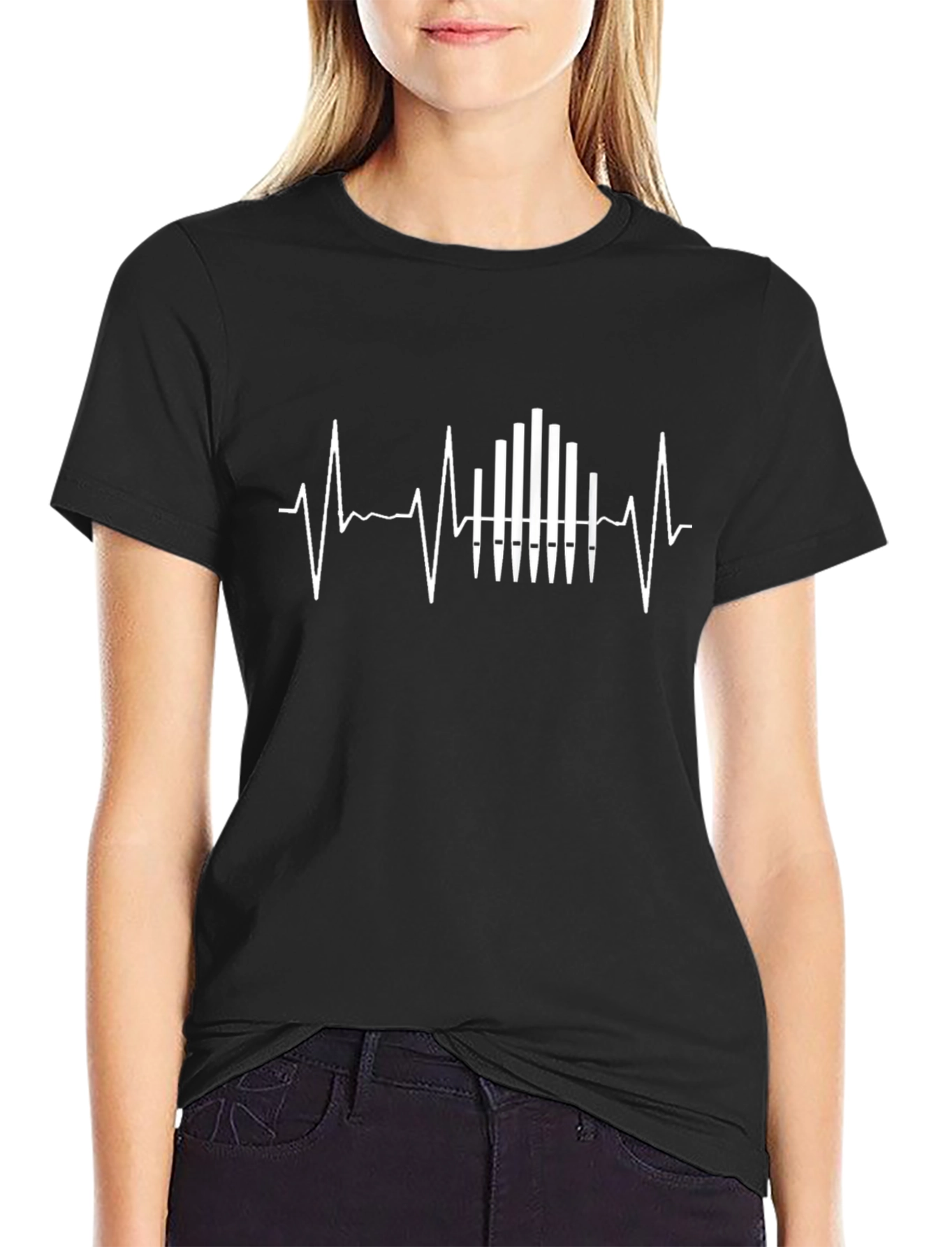 Heartbeat Equalizer Graphic T-Shirt