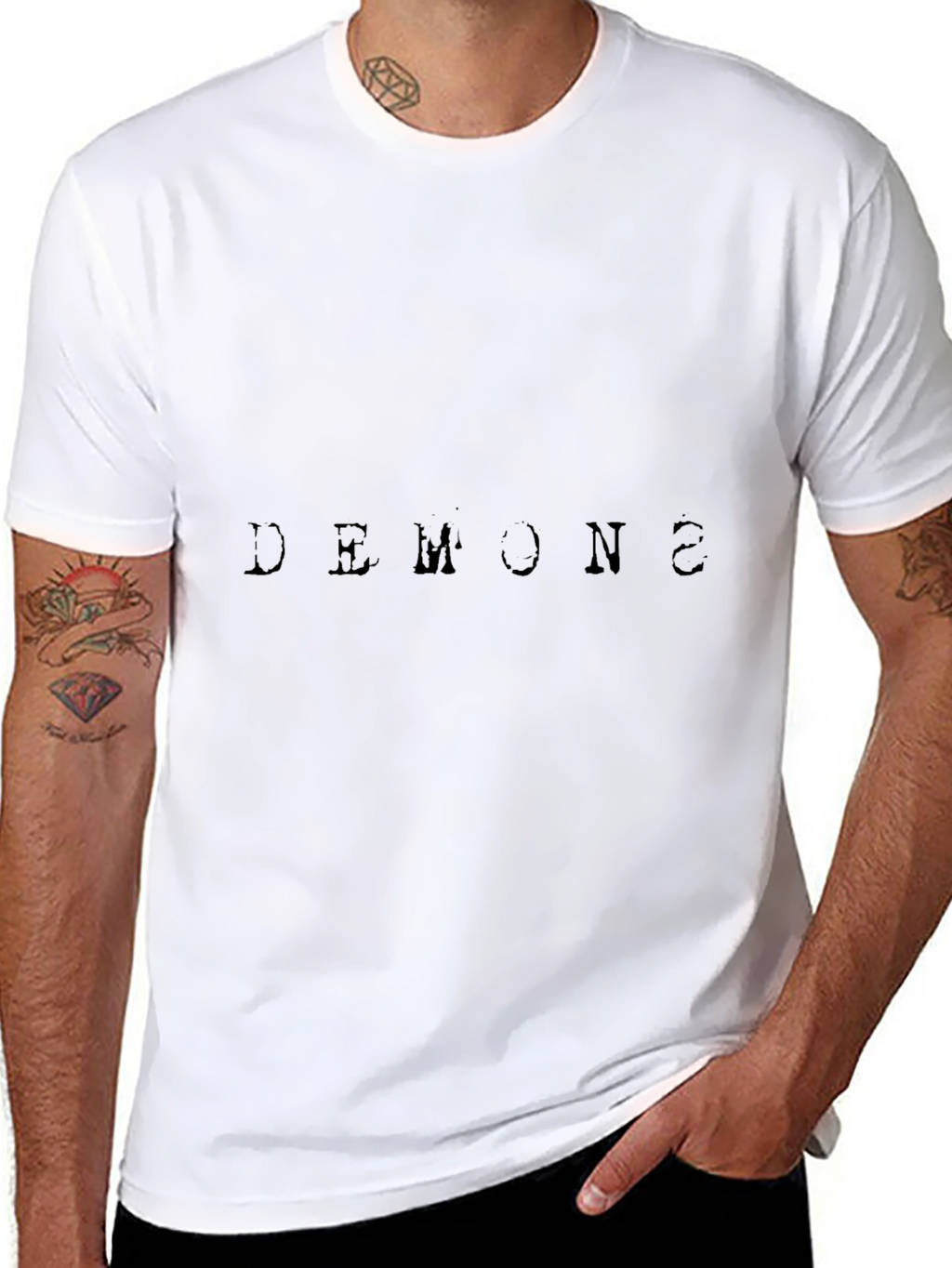 Demons Graphic Tee - Mens Black T-Shirt