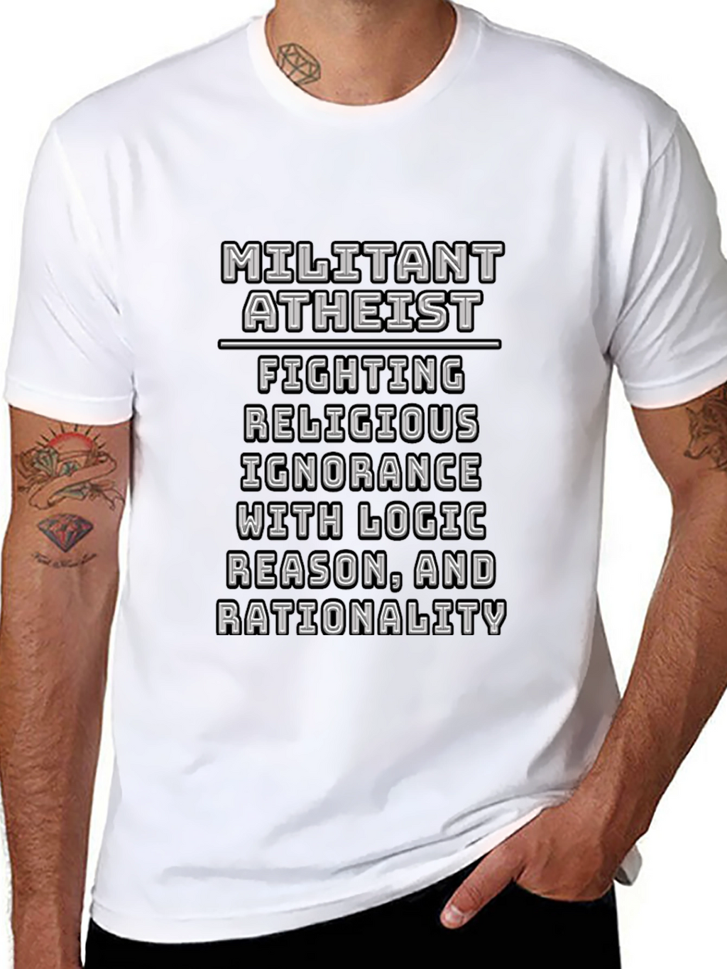 Militant Atheist Logic T-Shirt