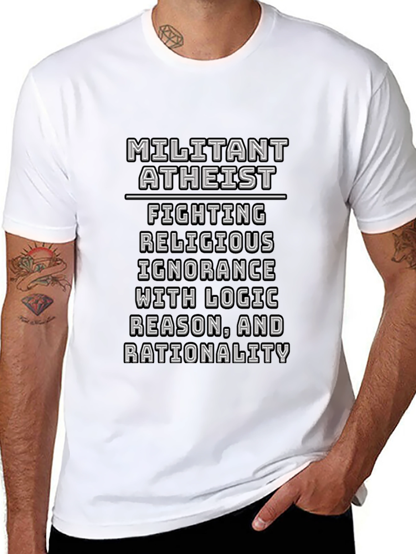 Militant Atheist Logic T-Shirt