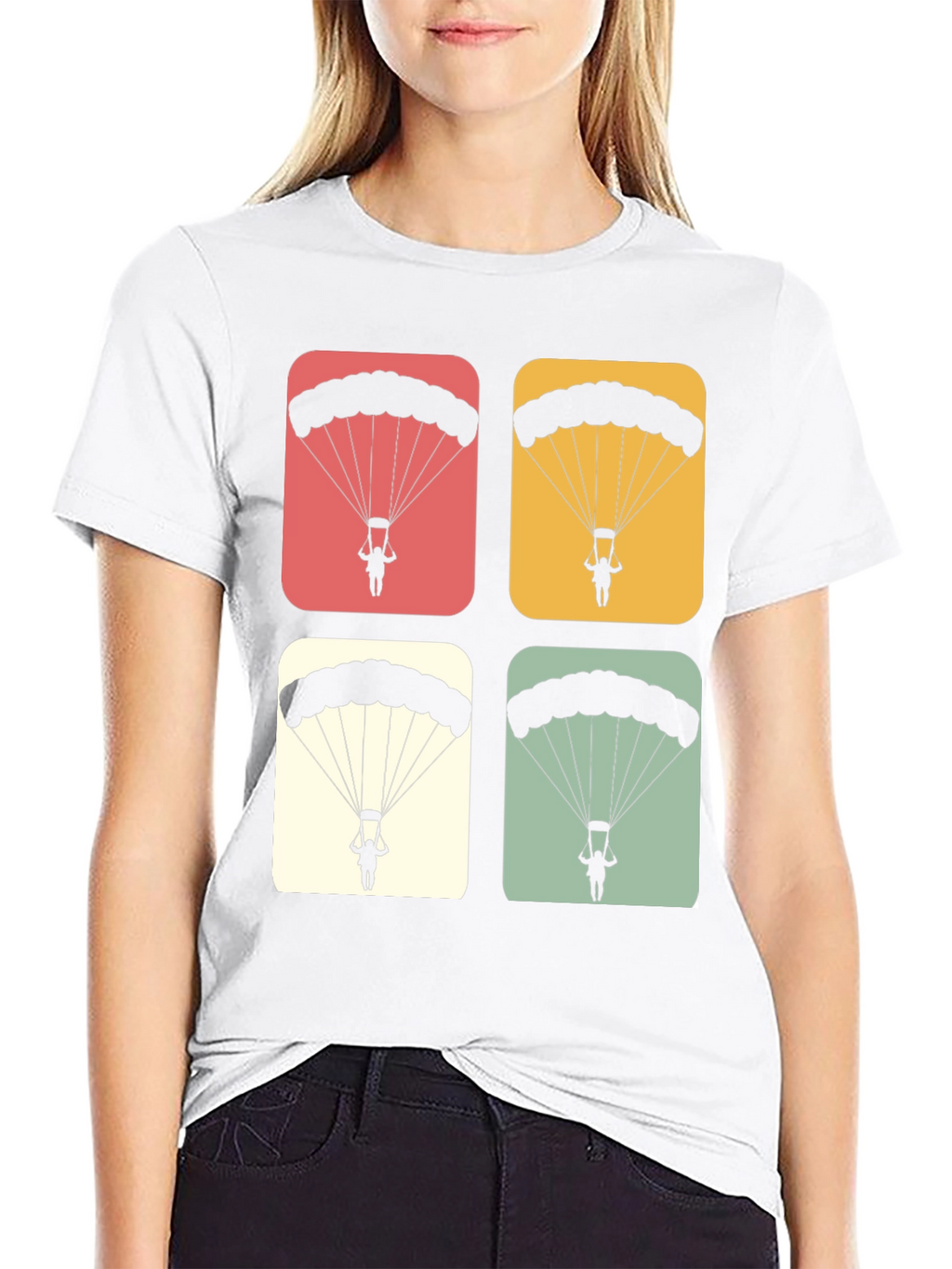 Parachute Retro Style Graphic T-Shirt