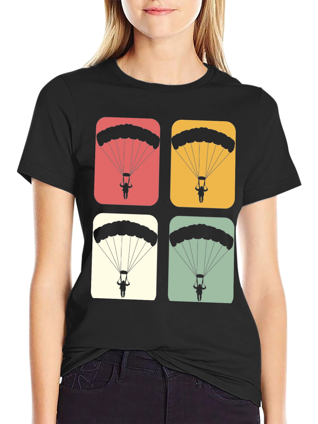Parachute Retro Style Graphic T-Shirt