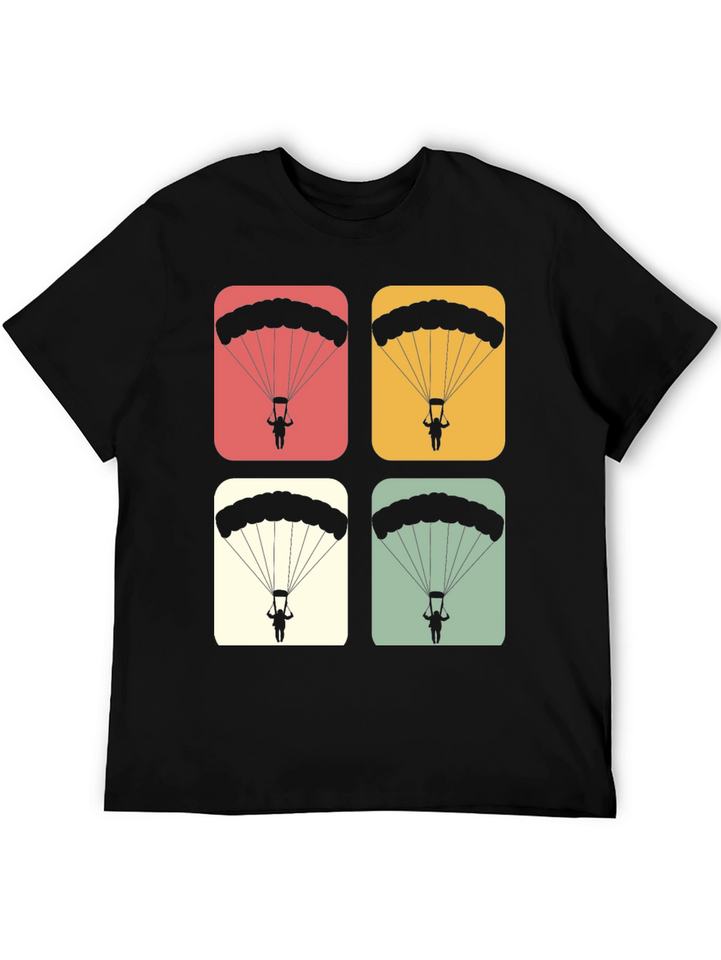 Parachute Retro Style Graphic T-Shirt