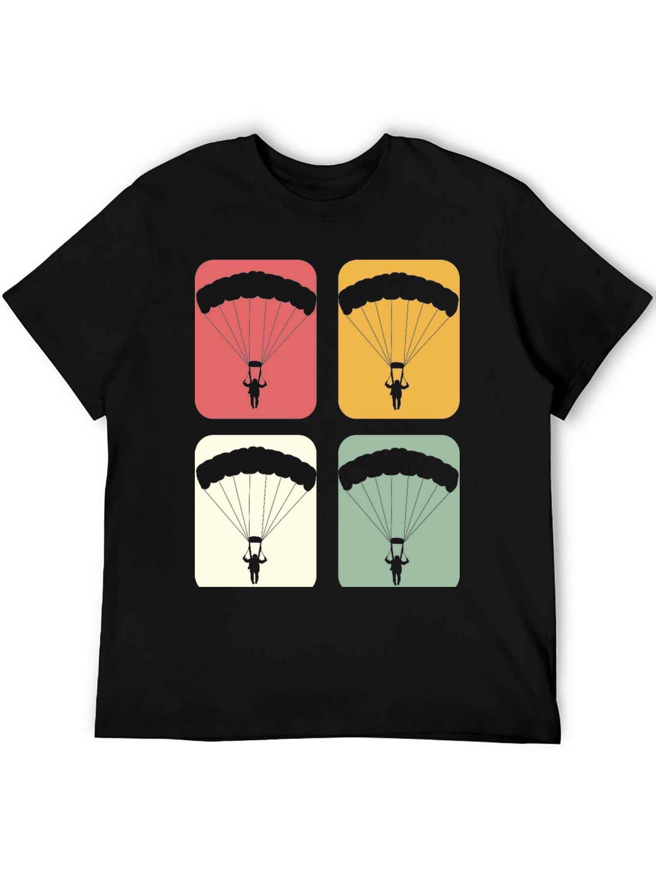 Parachute Retro Style Graphic T-Shirt