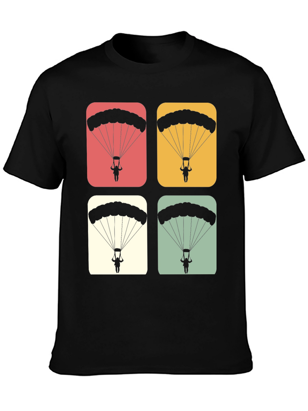 Parachute Retro Style Graphic T-Shirt