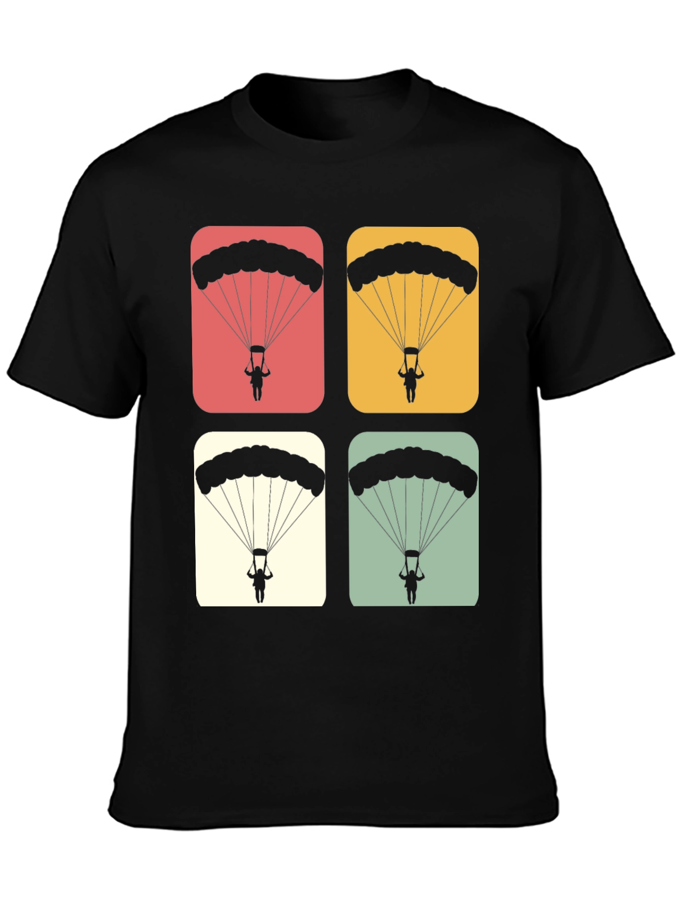 Parachute Retro Style Graphic T-Shirt