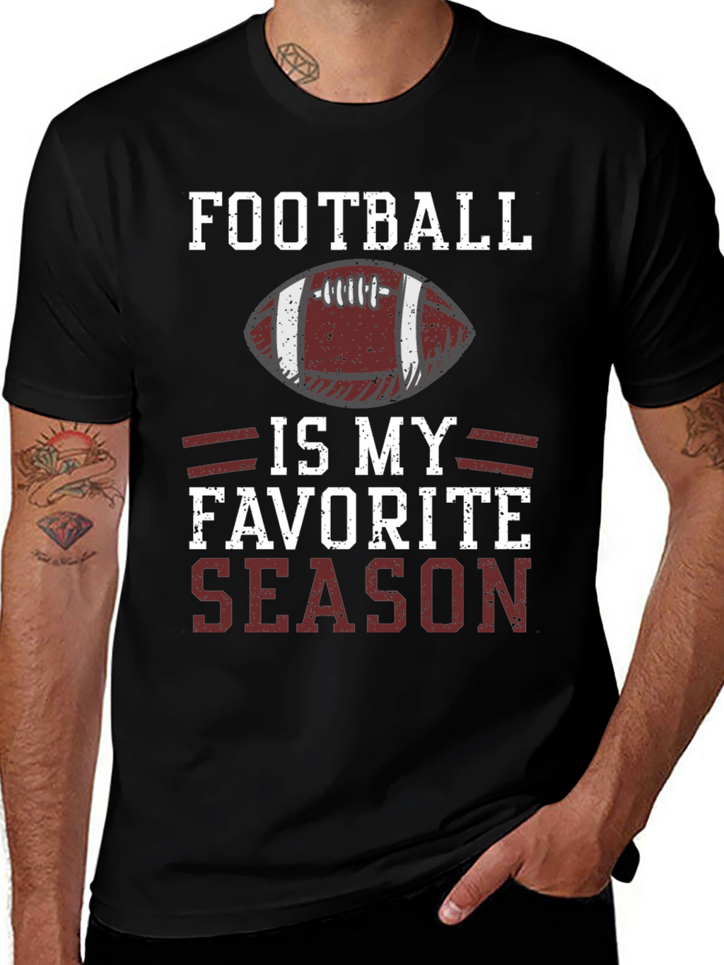 Football Is My Favorite Season Graphic Tee
