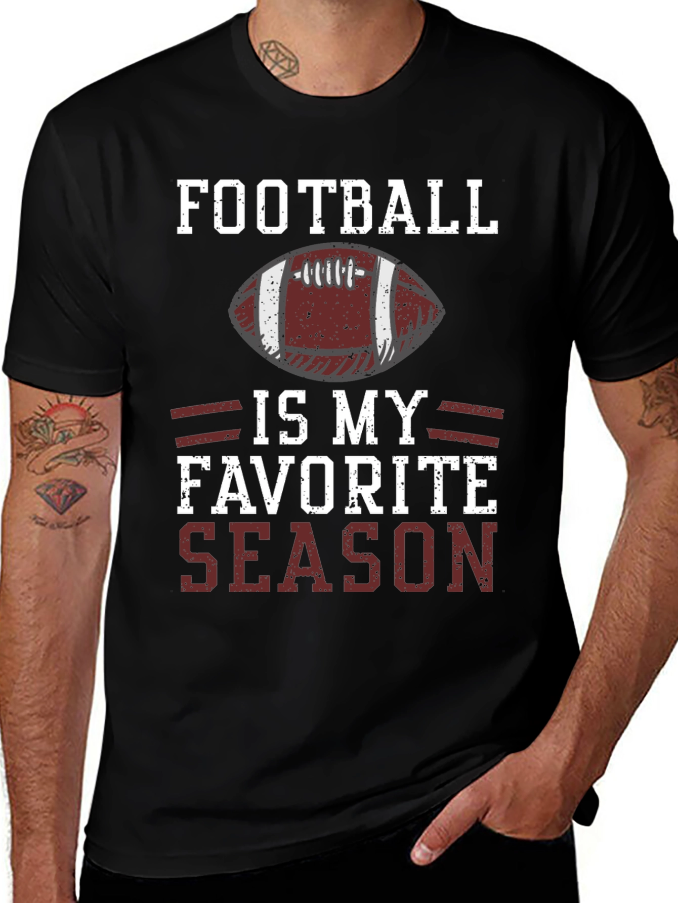 Football Is My Favorite Season Graphic Tee