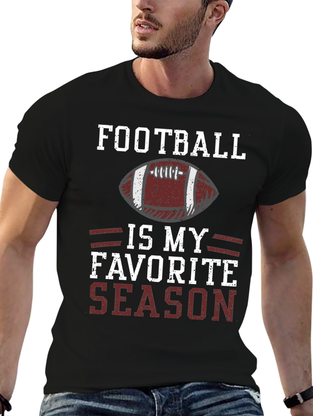 Football Is My Favorite Season Graphic Tee