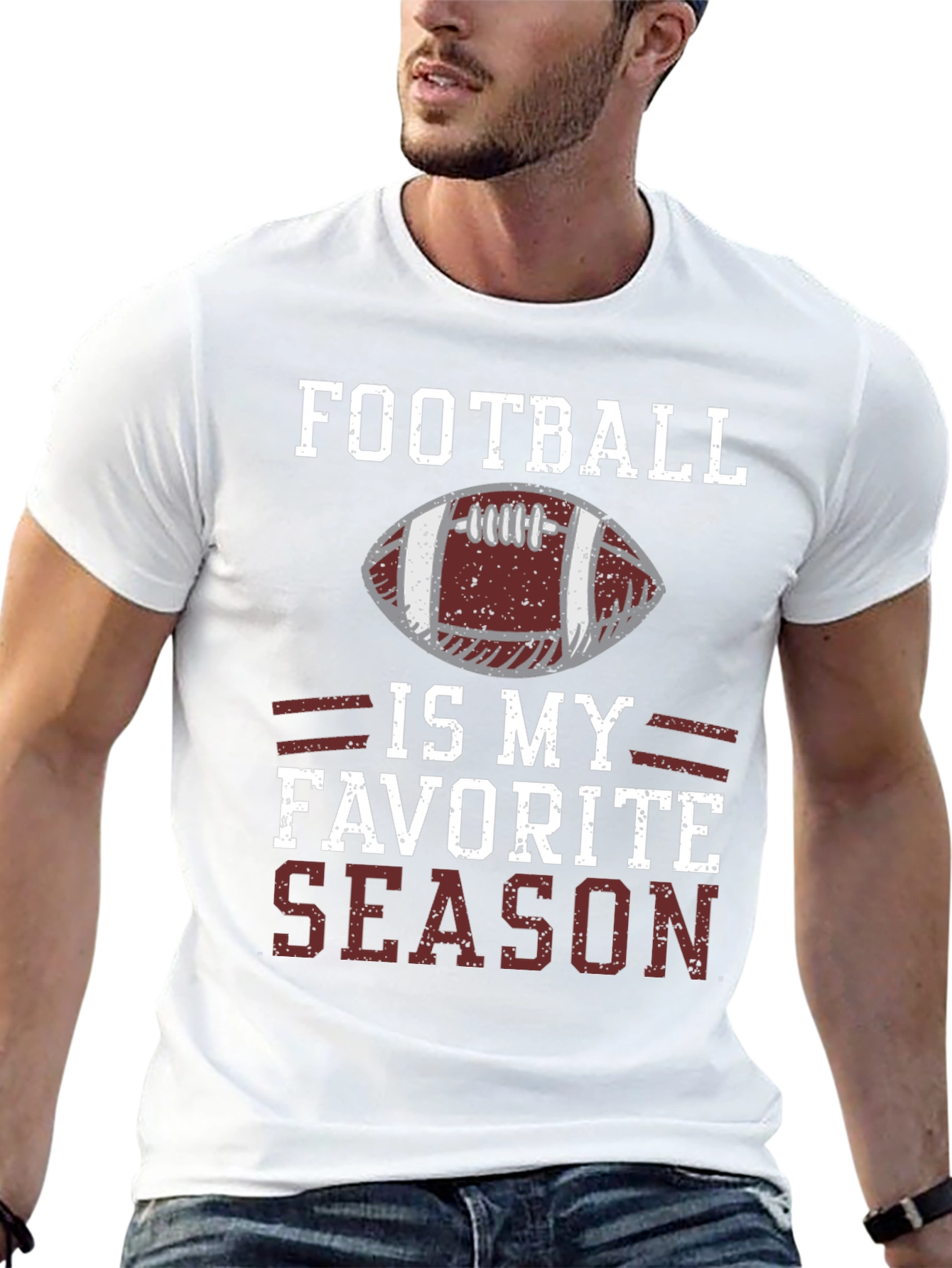 Football Is My Favorite Season Graphic Tee