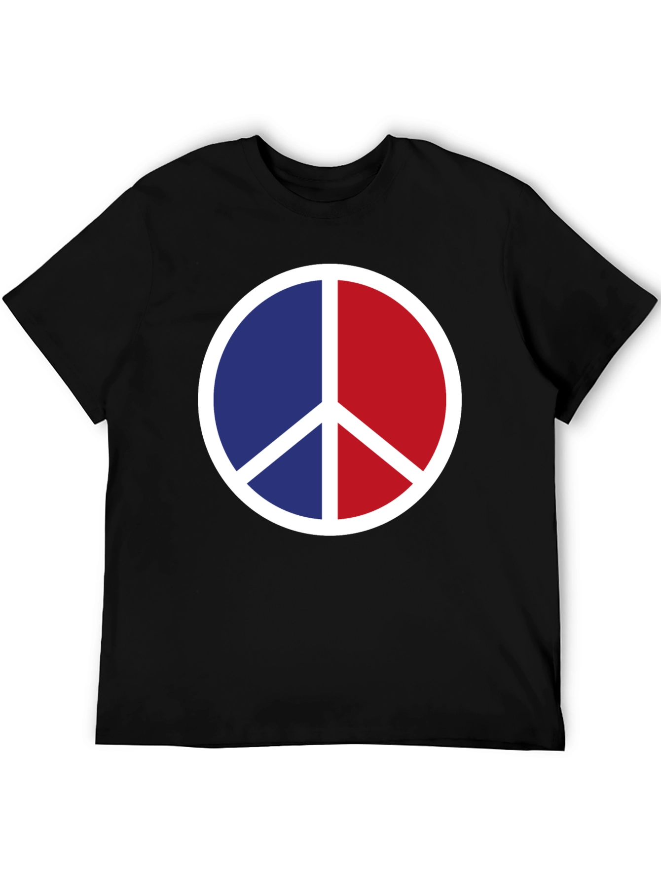 Peace Sign Graphic Tee - Patriotic Colors