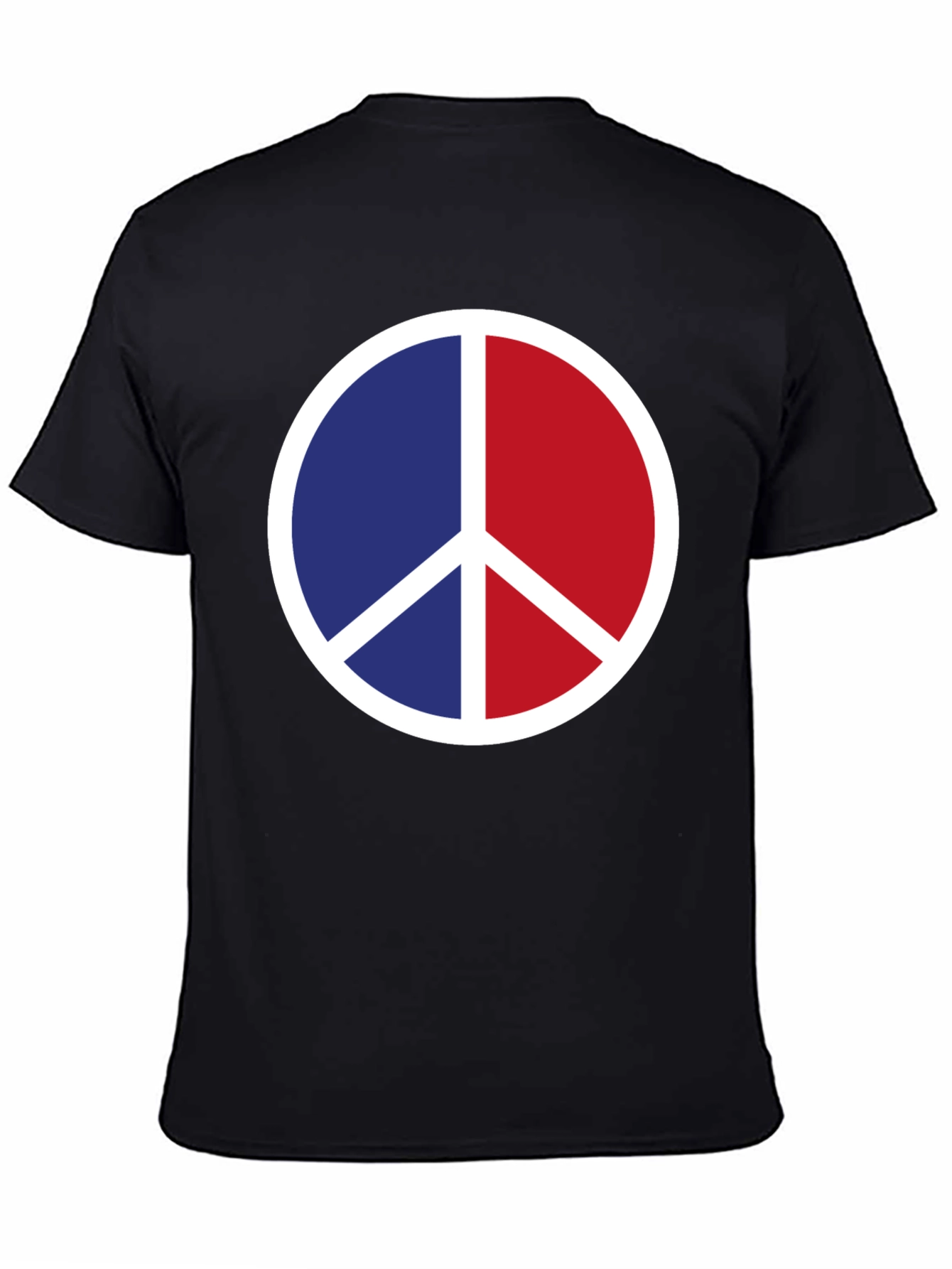 Peace Sign Graphic Tee - Patriotic Colors