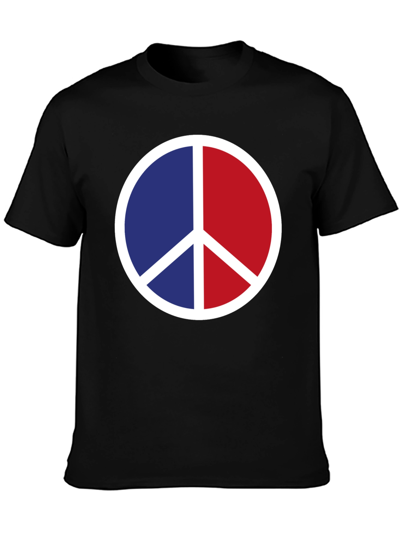 Peace Sign Graphic Tee - Patriotic Colors
