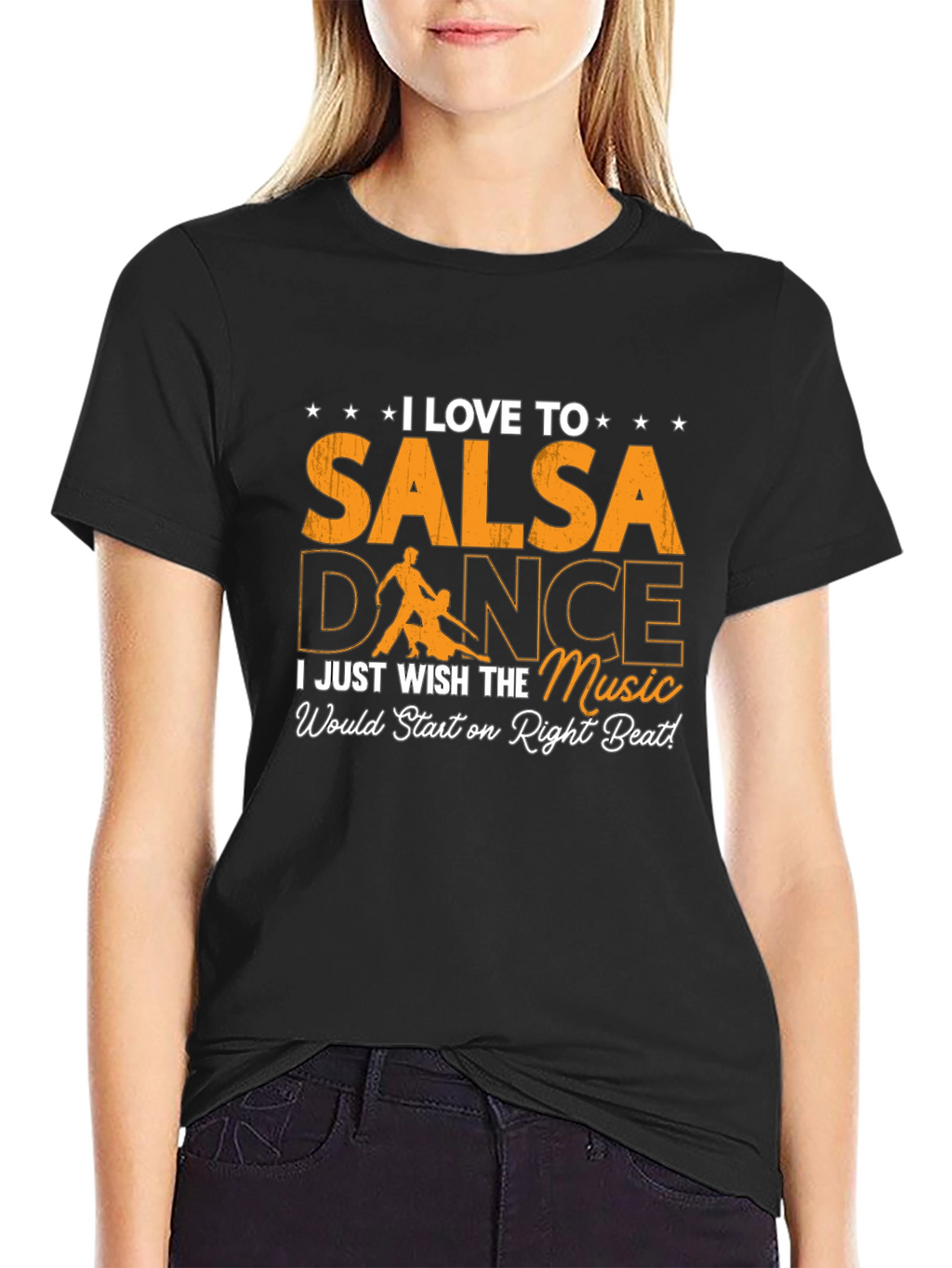 I Love Salsa Dance T-Shirt - Right Beat Music