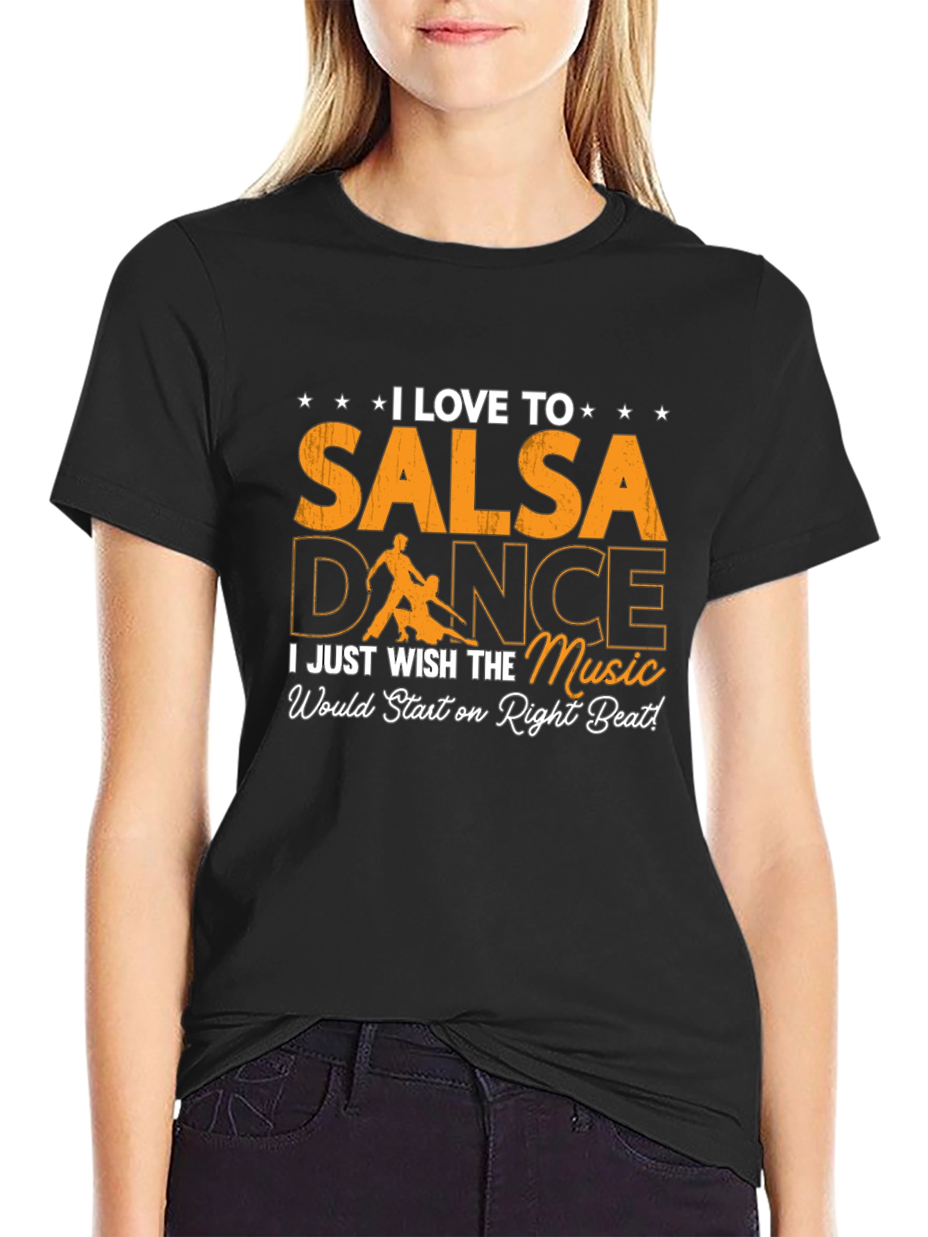 I Love Salsa Dance T-Shirt - Right Beat Music