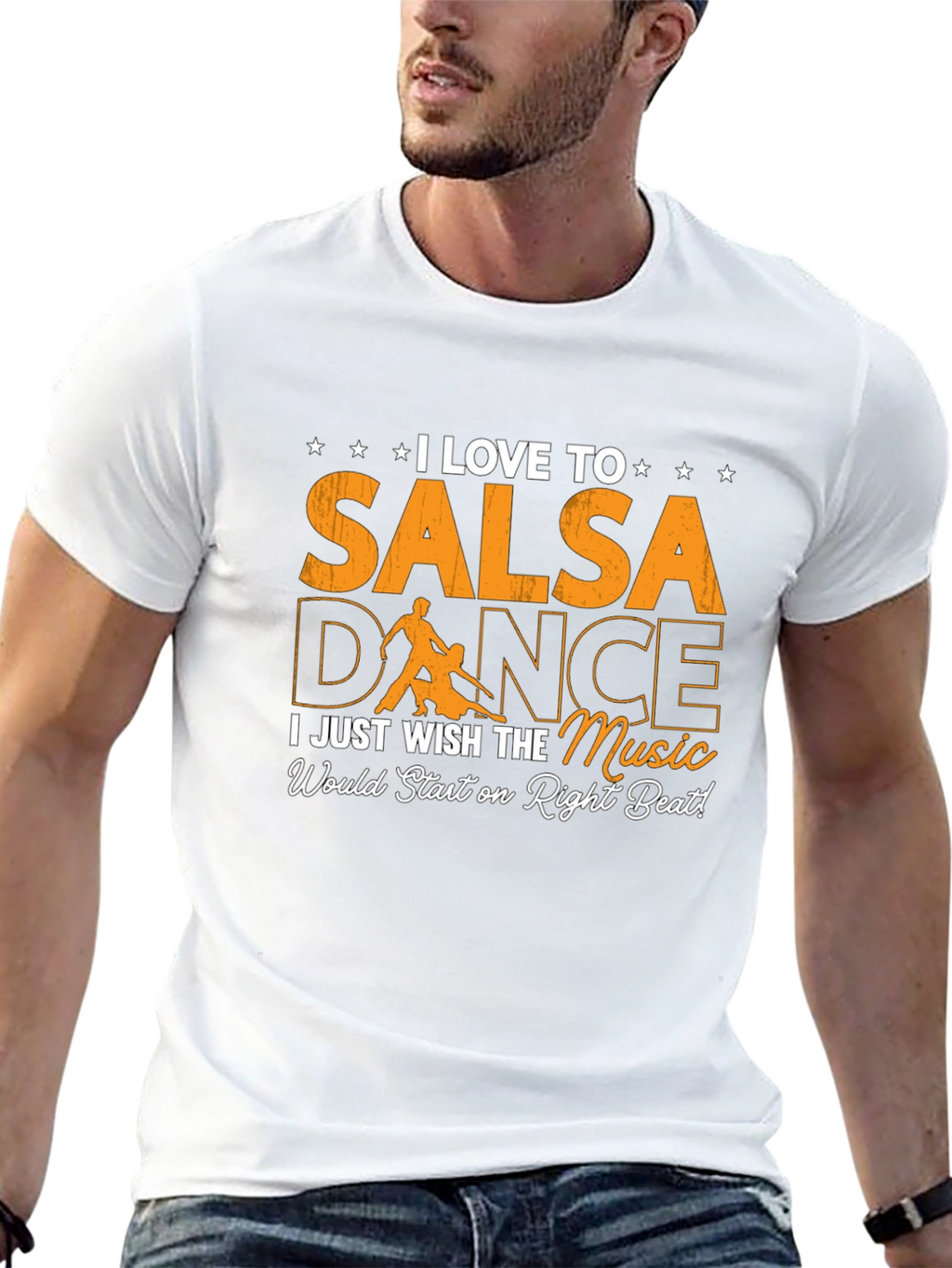 I Love Salsa Dance T-Shirt - Right Beat Music