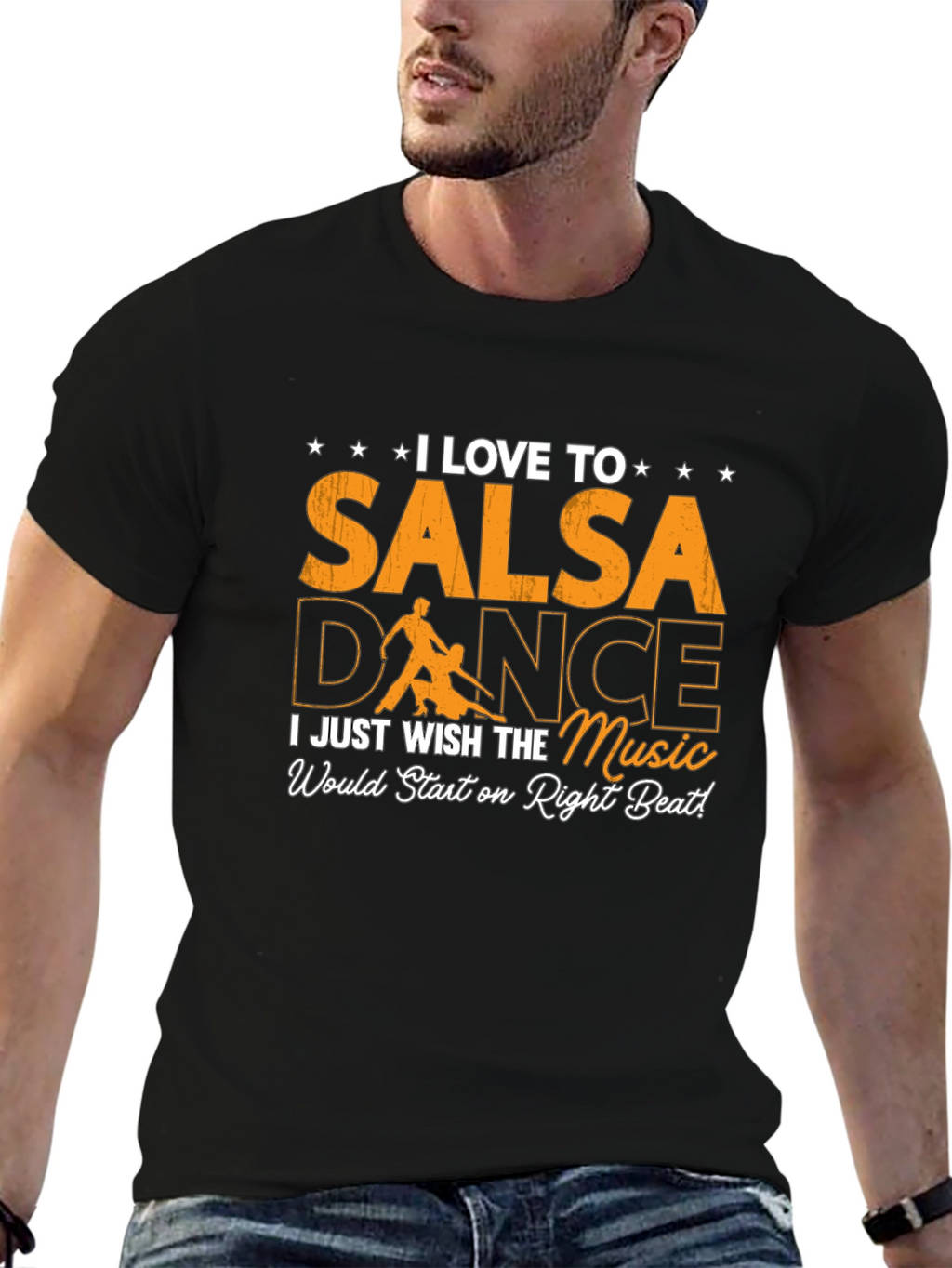 I Love Salsa Dance T-Shirt - Right Beat Music