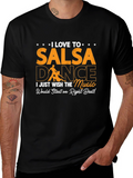 I Love Salsa Dance T-Shirt - Right Beat Music