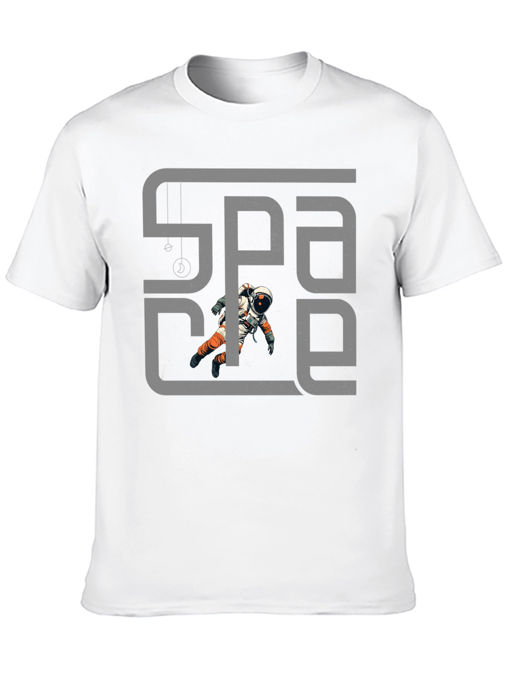 Space Astronaut Black T-Shirt - Unique Graphic Tee