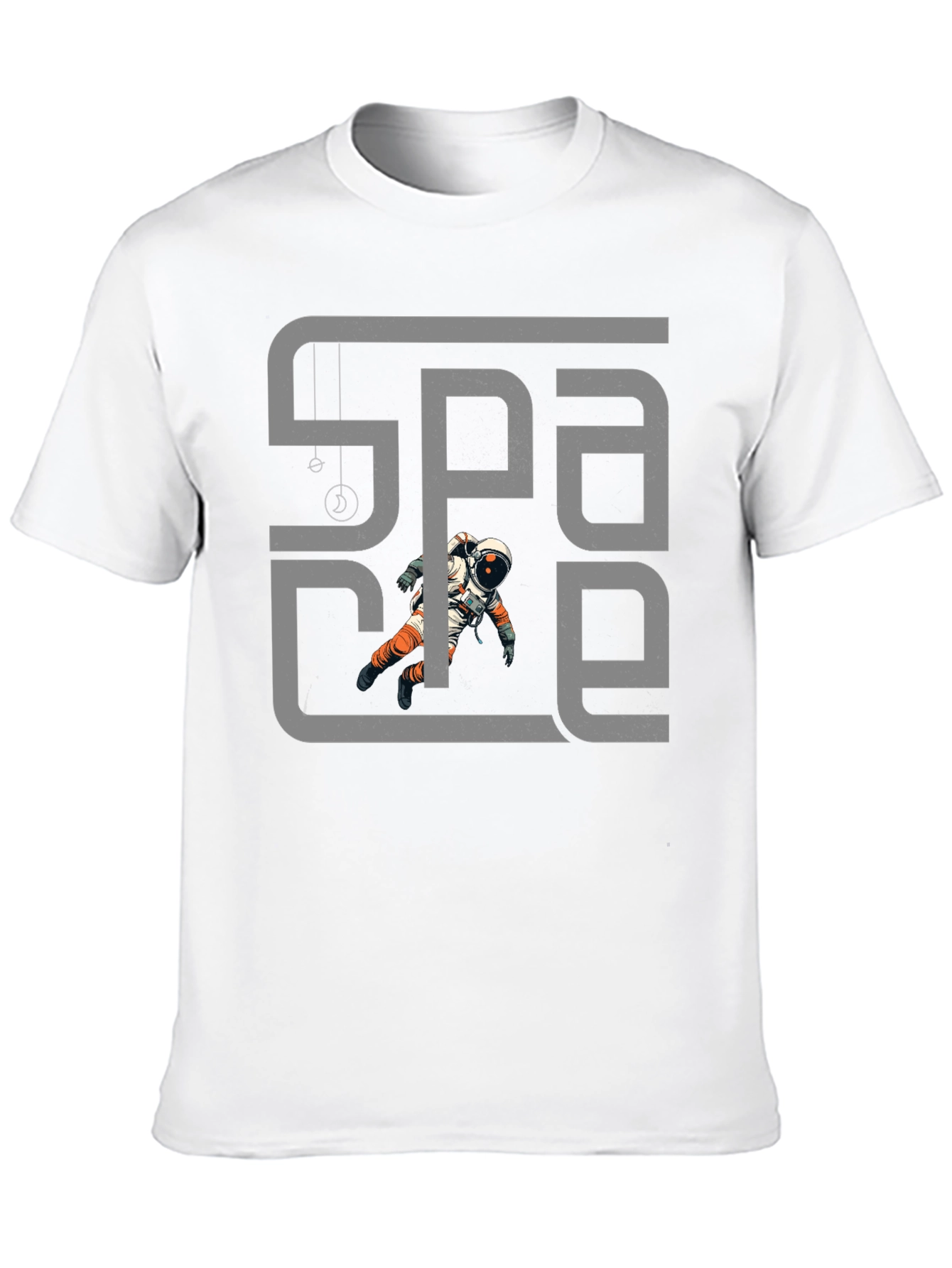Space Astronaut Black T-Shirt - Unique Graphic Tee