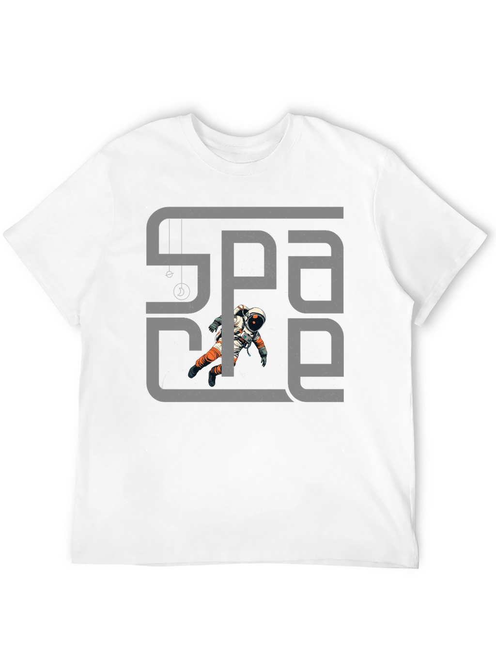 Space Astronaut Black T-Shirt - Unique Graphic Tee