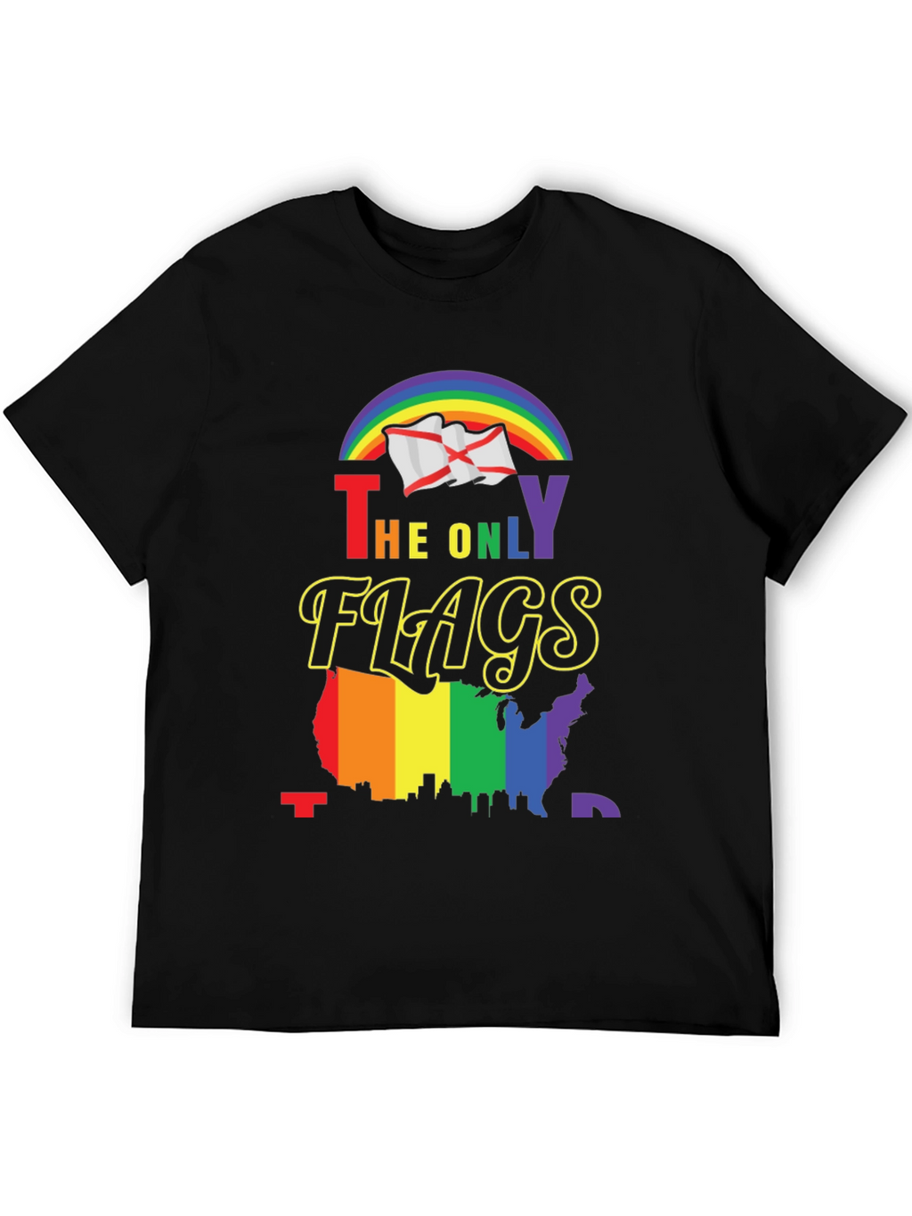 Pride Flags Graphic T-Shirt