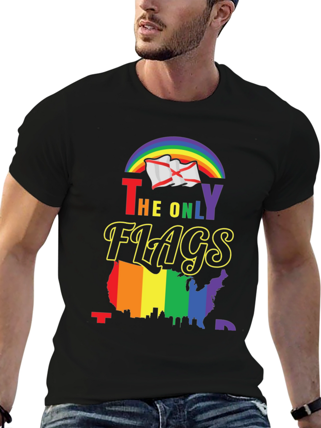 Pride Flags Graphic T-Shirt