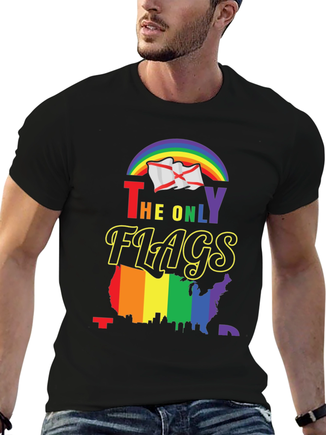 Pride Flags Graphic T-Shirt