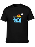 Dumpster Fire T-Shirt - Funny Graphic Tee
