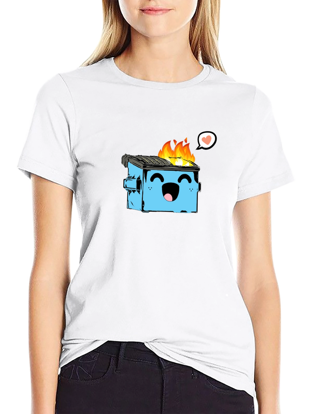 Dumpster Fire T-Shirt - Funny Graphic Tee