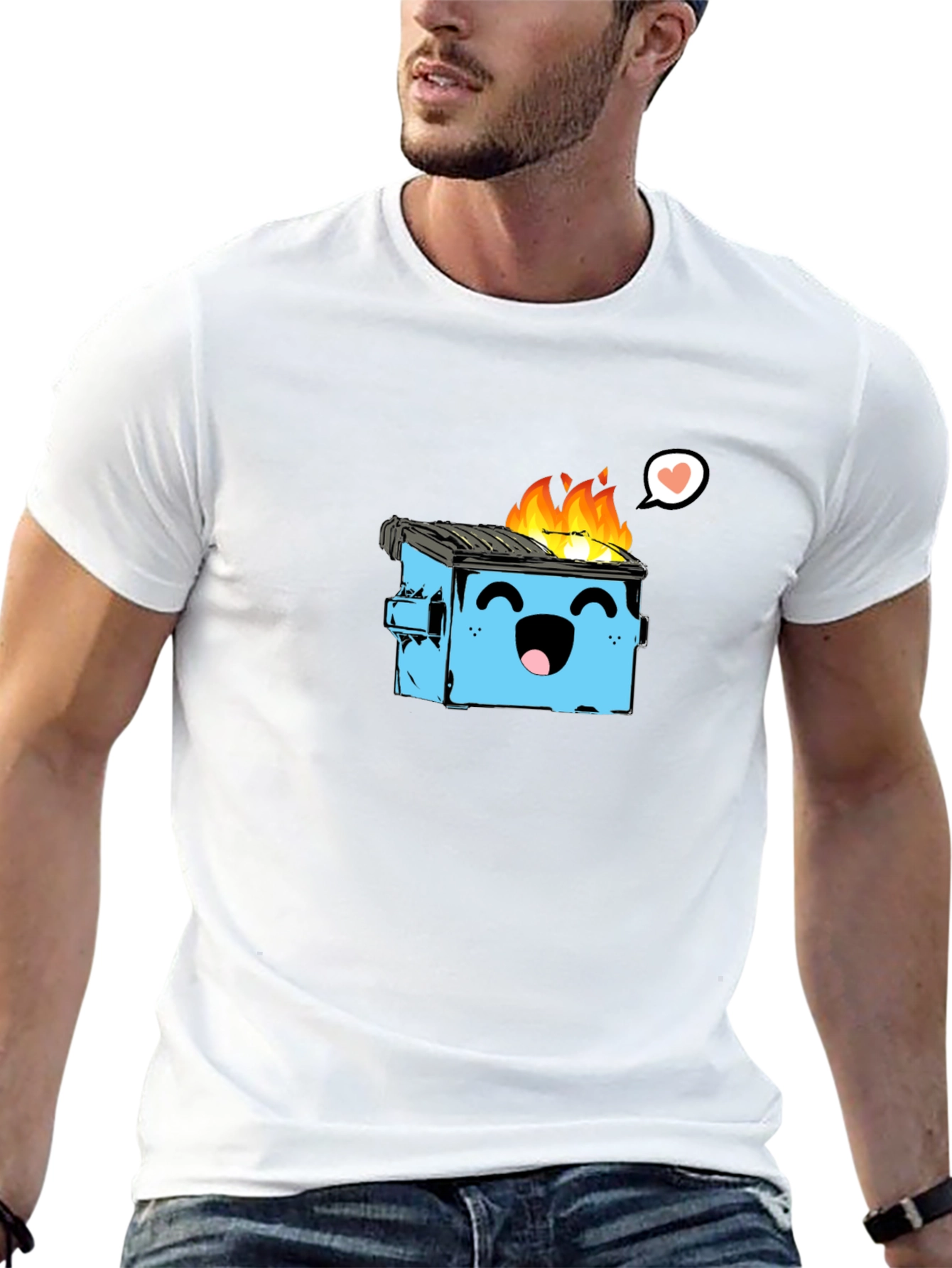 Dumpster Fire T-Shirt - Funny Graphic Tee