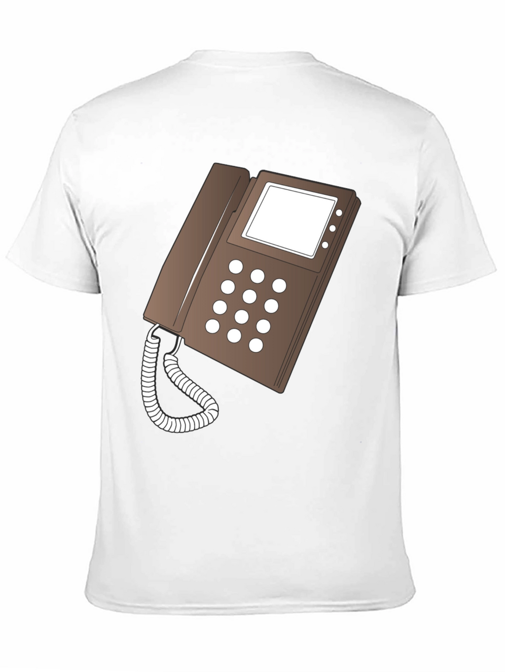 Retro Phone Graphic T-Shirt - Classic Style