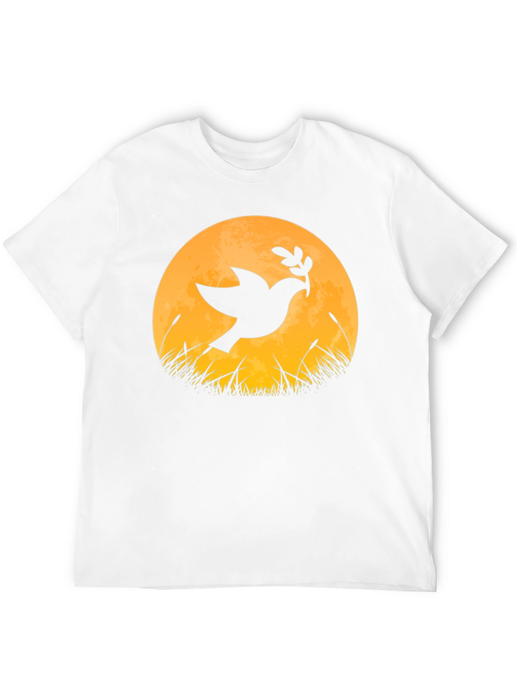 Dove & Moon Graphic T-Shirt - Black