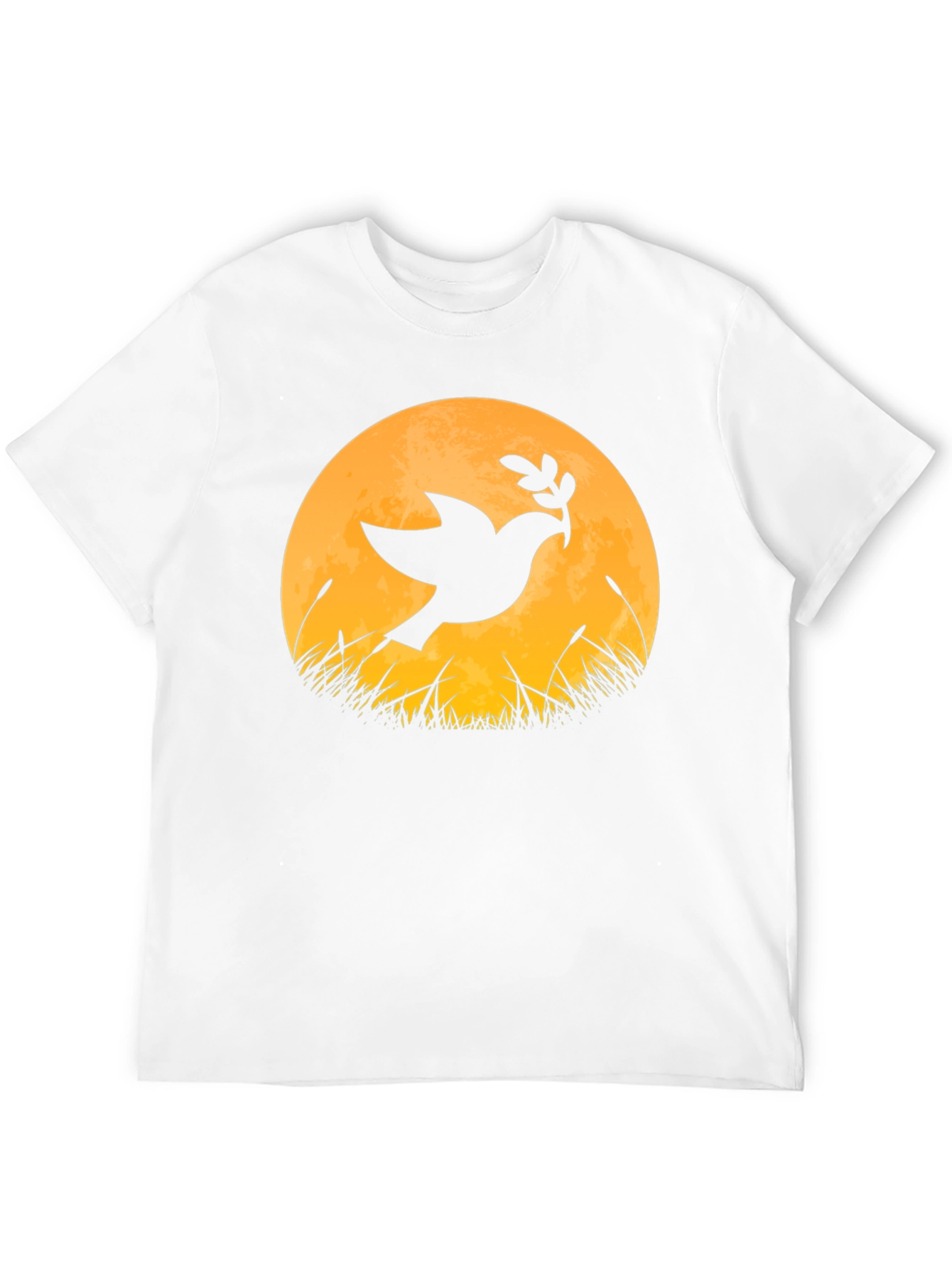 Dove & Moon Graphic T-Shirt - Black