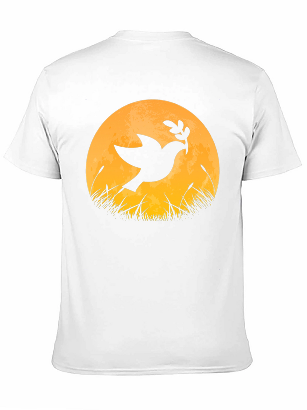Dove & Moon Graphic T-Shirt - Black