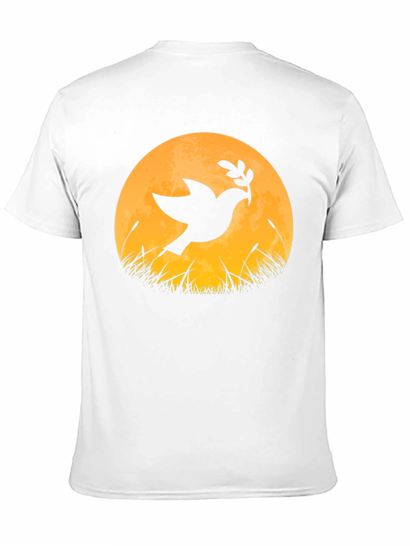 Dove & Moon Graphic T-Shirt - Black