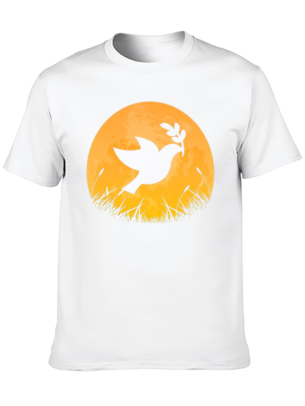 Dove & Moon Graphic T-Shirt - Black