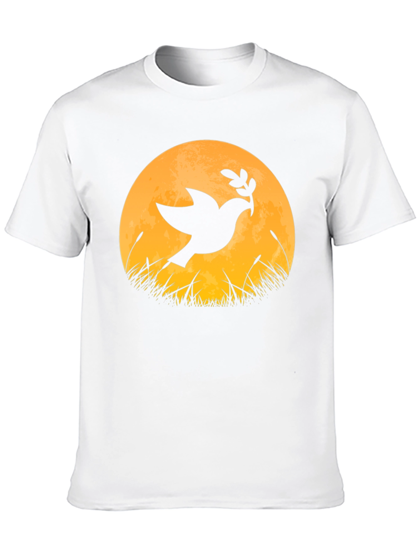 Dove & Moon Graphic T-Shirt - Black