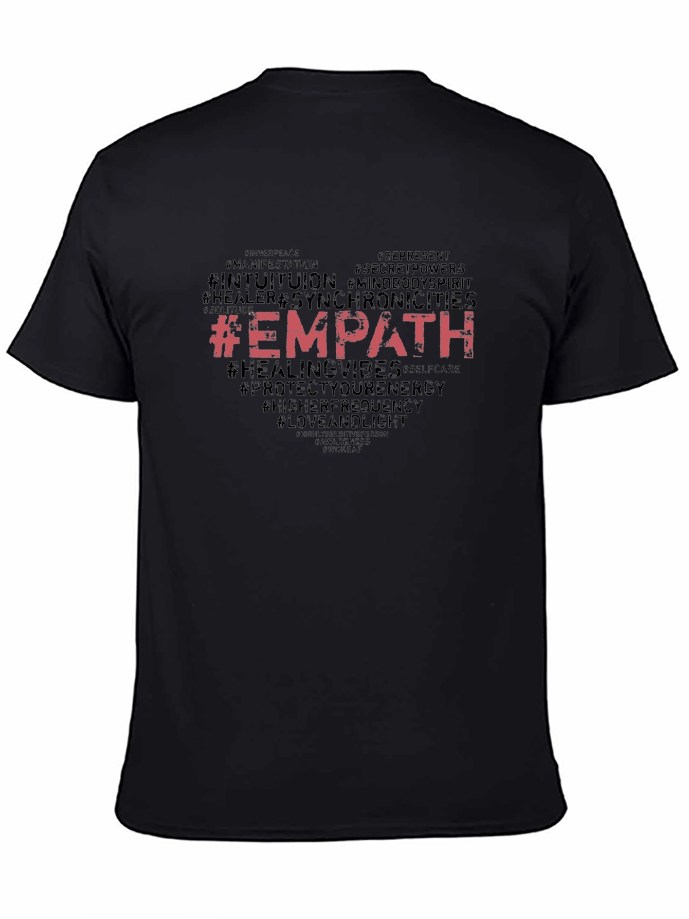 Empath Hashtag Graphic Tee - Black